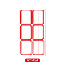 Load image into Gallery viewer, 68Pcs Self-adhesive Labels Blank Name Sticker Thermal Labels Sticker Paper Package Labe Supermarket Price Blank Tag
