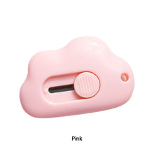 Load image into Gallery viewer, Cute Cloud Utility Knife Mini Telescopic Portable Unboxer Paper Cutting Knife
