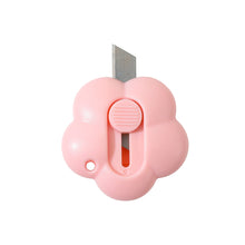 Load image into Gallery viewer, Cute Flower Utility Knife Mini Telescopic Portable Unboxer Paper Cutting Knife
