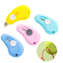 Load image into Gallery viewer, Creative Cute Mini Utility Knife Stainless Cutter Knife Retractable Office Student Knife School Supplies
