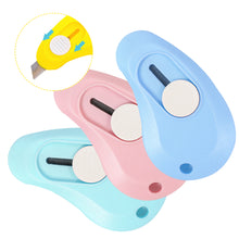 Load image into Gallery viewer, Creative Cute Mini Utility Knife Stainless Cutter Knife Retractable Office Student Knife School Supplies
