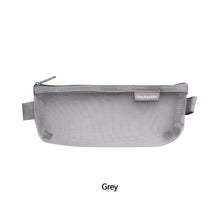 Load image into Gallery viewer, Large Capacity Stationery Transparent Mesh Pencil Case Office School Supplies Makeup Bag Organizer with Zipper
