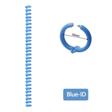 Load image into Gallery viewer, A4 A5 B5 Detachable Buckle Loose-leaf Binding Strip 30-hole Round Hole Coil Opening And Closing Ring DIY Plastic Binder
