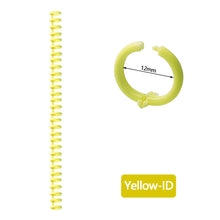Load image into Gallery viewer, A4 A5 B5 Detachable Buckle Loose-leaf Binding Strip 30-hole Round Hole Coil Opening And Closing Ring DIY Plastic Binder
