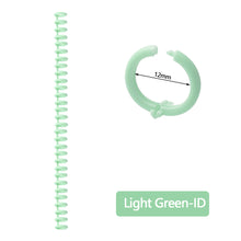 Load image into Gallery viewer, A4 A5 B5 Detachable Buckle Loose-leaf Binding Strip 30-hole Round Hole Coil Opening And Closing Ring DIY Plastic Binder
