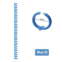 Load image into Gallery viewer, A4 A5 B5 Detachable Buckle Loose-leaf Binding Strip 30-hole Round Hole Coil Opening And Closing Ring DIY Plastic Binder
