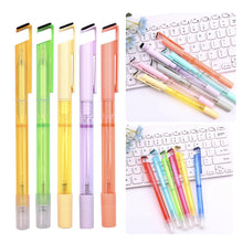 Load image into Gallery viewer, 4in1 Portable Refillable Gel Pen Black Ink Spray Bottles Phone Holder Stand Pens Wipe Screen Cleaning Pens Spray Pen
