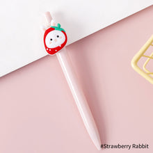 Load image into Gallery viewer, Cute Rabbit Flower Poached Egg Black Ink 0.38mm Gel Pens Signature Writing Pen for Kids Stationery Student School Supplies
