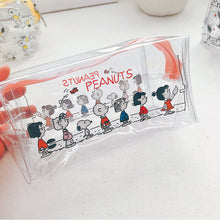 Load image into Gallery viewer, Fluffy Ins Transparent Pencil Transparent Case Large Transparent Plastic Pencil Case Large Capacity Storage Box
