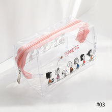 Load image into Gallery viewer, Fluffy Ins Transparent Pencil Transparent Case Large Transparent Plastic Pencil Case Large Capacity Storage Box
