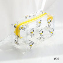 Load image into Gallery viewer, Fluffy Ins Transparent Pencil Transparent Case Large Transparent Plastic Pencil Case Large Capacity Storage Box
