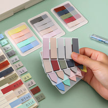 Load image into Gallery viewer, 100Sheets/pack Page Marker Colorful Notes Flag Memo Stickers Sticky Notes Index Label Sticker Page Marker Stationery School Office Supplies
