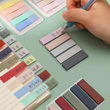 Load image into Gallery viewer, 100Sheets/pack Page Marker Colorful Notes Flag Memo Stickers Sticky Notes Index Label Sticker Page Marker Stationery School Office Supplies
