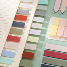 Load image into Gallery viewer, 100Sheets/pack Page Marker Colorful Notes Flag Memo Stickers Sticky Notes Index Label Sticker Page Marker Stationery School Office Supplies
