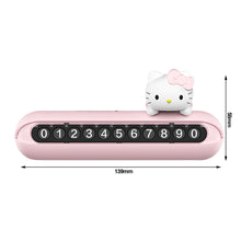 Load image into Gallery viewer, Car License Plate Temporary Parking Card Temporary Stop Sign Phone Number Plate Hidden Switch Auto Interior Accessories
