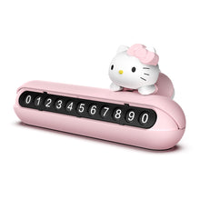 Load image into Gallery viewer, Car License Plate Temporary Parking Card Temporary Stop Sign Phone Number Plate Hidden Switch Auto Interior Accessories
