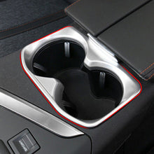 Load image into Gallery viewer, Car Interior Cup Holder Matte Chrome Trim Cover Styling For Peugeot 4008 5008 3008 GT 2017 2018 Accessories For Left Hand Driver
