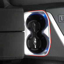 Load image into Gallery viewer, Car Interior Cup Holder Matte Chrome Trim Cover Styling For Peugeot 4008 5008 3008 GT 2017 2018 Accessories For Left Hand Driver
