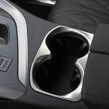 Load image into Gallery viewer, Car Interior Cup Holder Matte Chrome Trim Cover Styling For Peugeot 4008 5008 3008 GT 2017 2018 Accessories For Left Hand Driver
