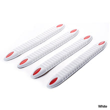 Load image into Gallery viewer, 4Pcs Car Protector Front Bumper Lips Rubber Splitter Silane Rear Bumper Protector Guard Scratch Sticker
