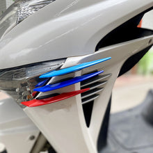 Load image into Gallery viewer, 2Pcs Universal Motorcycle Winglet Aerodynamic Spoiler Wing with Adhesive Decoration Sticker
