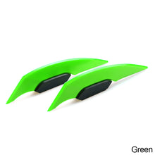 Load image into Gallery viewer, 2Pcs Universal Motorcycle Winglet Aerodynamic Spoiler Wing with Adhesive Decoration Sticker
