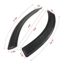 Load image into Gallery viewer, 2Pcs Car Fender Flare Vents Door Fender Vent Sticker Anti-collision Strip Rubber Protector
