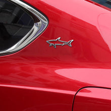 Load image into Gallery viewer, Car Styling Sticker Hollow Shark Badge Decals Automobiles 3D Metal Accessories
