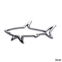 Load image into Gallery viewer, Car Styling Sticker Hollow Shark Badge Decals Automobiles 3D Metal Accessories
