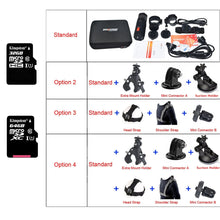 Load image into Gallery viewer, Professional Underwater Action Camera Wide Angle Sport Waterproof Full Hd Recording For Bike Bicycle Gun Helmet
