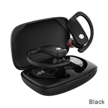 Load image into Gallery viewer, Wireless Bluetooth-compatible Earphone 5.0 LED Digital Display Ear-hanging Sports Waterproof Hifi Stereo HD Calling Headsets
