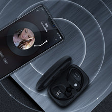 Load image into Gallery viewer, Wireless Bluetooth-compatible Earphone 5.0 LED Digital Display Ear-hanging Sports Waterproof Hifi Stereo HD Calling Headsets
