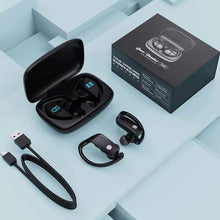 Load image into Gallery viewer, Wireless Bluetooth-compatible Earphone 5.0 LED Digital Display Ear-hanging Sports Waterproof Hifi Stereo HD Calling Headsets

