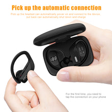 Load image into Gallery viewer, LED Digital Display Wireless Bluetooth-compatible Earphone Sports Waterproof Hifi Stereo HD Calling CVC Noise Reduction Headsets
