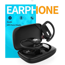 Load image into Gallery viewer, LED Digital Display Wireless Bluetooth-compatible Earphone Sports Waterproof Hifi Stereo HD Calling CVC Noise Reduction Headsets
