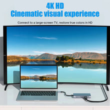 Load image into Gallery viewer, 11 in 1 HUB3.0 Type-C Docking Station USB-C Converter 3.5MM AUX Multi-interface Adapter 4K HDMI Dock Station PC Laptop Splitterg CVC Noise Reduction Headsets
