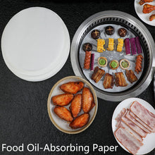 Load image into Gallery viewer, 20pcs Air Fryer Liners Disposable Food Oil-absorbing Paper Airfryer Frying Cooking Papers Non-stick Mat Disposable Baking Sheets
