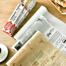 Load image into Gallery viewer, English Hand-painted Air Fryer Liners Disposable Food Oil-absorbing Paper Airfryer Frying Cooking Papers Non-stick Mat Disposable Baking Sheets
