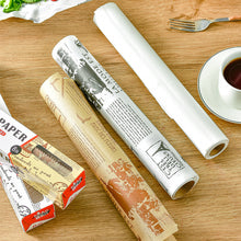 Load image into Gallery viewer, English Hand-painted Air Fryer Liners Disposable Food Oil-absorbing Paper Airfryer Frying Cooking Papers Non-stick Mat Disposable Baking Sheets
