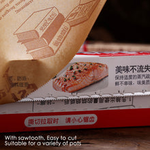 Load image into Gallery viewer, English Hand-painted Air Fryer Liners Disposable Food Oil-absorbing Paper Airfryer Frying Cooking Papers Non-stick Mat Disposable Baking Sheets
