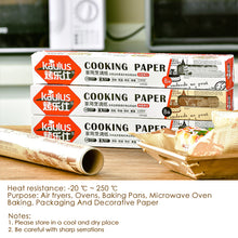 Load image into Gallery viewer, English Hand-painted Air Fryer Liners Disposable Food Oil-absorbing Paper Airfryer Frying Cooking Papers Non-stick Mat Disposable Baking Sheets
