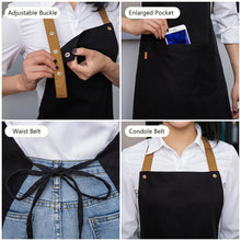 Load image into Gallery viewer, Kitchen Apron Household Oil-Proof Coffee Chef Hand Wipe Apron With Big Pocket Women Baking BBQ Accessories

