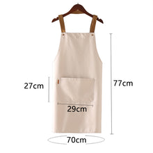 Load image into Gallery viewer, Kitchen Apron Household Oil-Proof Coffee Chef Hand Wipe Apron With Big Pocket Women Baking BBQ Accessories
