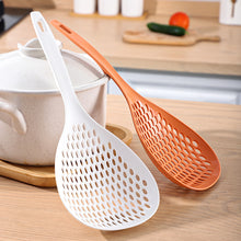 Load image into Gallery viewer, Large Strainer Colander Heat Resistant Long Handle Dumpling Noodles Scoop Skimmer Dumpling Filter Spoon Kitchen Giant Size
