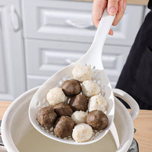 Load image into Gallery viewer, Large Strainer Colander Heat Resistant Long Handle Dumpling Noodles Scoop Skimmer Dumpling Filter Spoon Kitchen Giant Size
