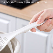 Load image into Gallery viewer, Large Strainer Colander Heat Resistant Long Handle Dumpling Noodles Scoop Skimmer Dumpling Filter Spoon Kitchen Giant Size
