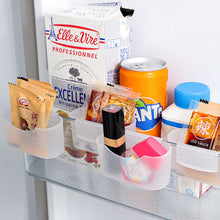Load image into Gallery viewer, 2Pcs Refrigerator Storage Box Hanging Transparent Storage Rack Kitchen Hidden Storage Holder Shelf Sauce Bag

