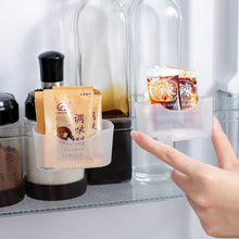 Load image into Gallery viewer, 2Pcs Refrigerator Storage Box Hanging Transparent Storage Rack Kitchen Hidden Storage Holder Shelf Sauce Bag
