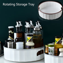 Load image into Gallery viewer, 360 Degree Rotation storage Tray Convenient Save Storage Space Large Storage Capacity Multipurpose Kitchen Seasoning Storage

