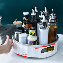 Load image into Gallery viewer, 360 Degree Rotation storage Tray Convenient Save Storage Space Large Storage Capacity Multipurpose Kitchen Seasoning Storage
